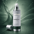 Sève Peptide + Firming Serum bottle on a green background